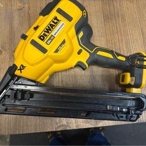 DeWalt Yellow and Black Cordless Nail Gun